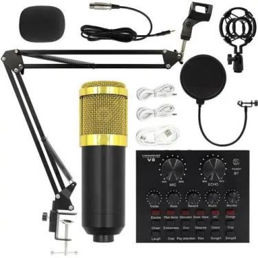 Imagem de Kit Studio Para Gravação Com Microfone e Condensador BM801 - Yccteam