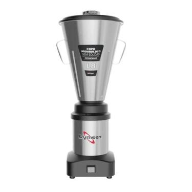 Imagem de Liquidificador Comercial Skymsen Inox L8 Copo Monobloco 8L, Bivolt