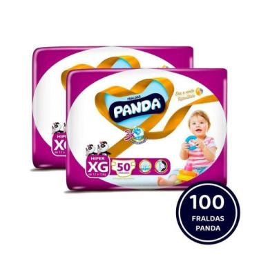 Imagem de Fralda Descartável Panda Pacote Hiper XG - 100 Unidades