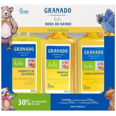 Imagem de Kit Granado Bebê Tradicional Hora do Banho ( Sabonete Líquido 250ml + 