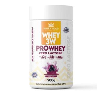 Imagem de Whey Isolado Concentrado Zero Lactose Acai 900g - Nutra Gold