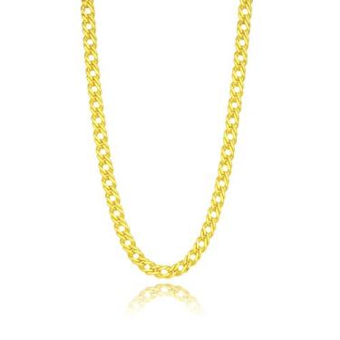 Imagem de Colar Chocker Grumet Dupla - Banhado em Ouro 18k - Tri Gata Semijoias,