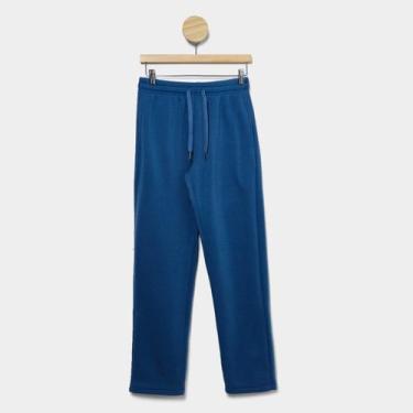 Imagem de Calça Moletom Infantil Broken Rules Casual Menino, Azul claro, 16A