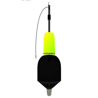 Imagem de Boia Cevadeira Jr Cevadela Invertida 87g - JR Pesca, Amarelo
