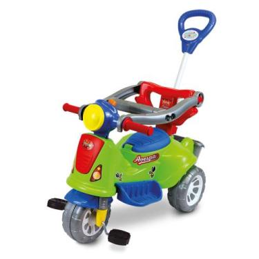 Imagem de Triciclo Infantil Maral Avespa Extreme Passeio com Haste e Pedal e com