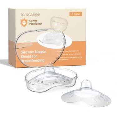 Imagem de Protetores de mamilo Jordcaslee de silicone 20 mm, 1 par
