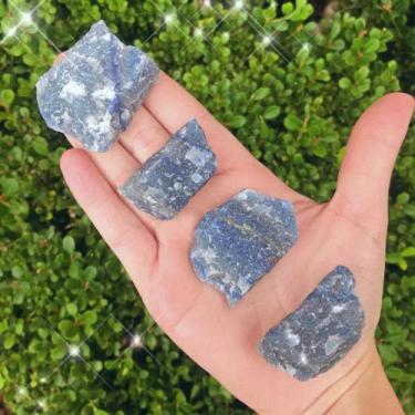 Imagem de Pedra Quartzo Azul Bruto - Cura e Meditação - Cristal Natural - CASA F