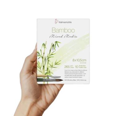 Imagem de Mini Bloco Papel Line Bamboo Hahnemühle 265g C/10 Fls 97085 - HAHNEMUH