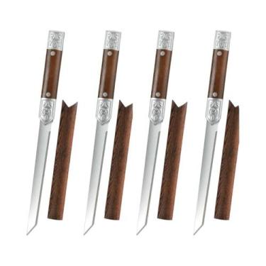 Imagem de Conjunto De Facas De Corte De Carne Em Aço Inoxidável M390 Ultra-Afiad