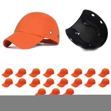 Imagem de Bone com Capacete EPI Kit 19 Uni Obra Construcao Seguranca Trabalho Oficina Reparo Casquete Resistente Eficiente