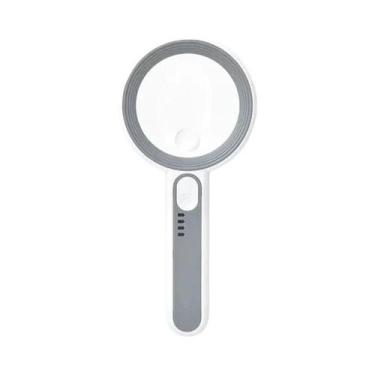 Imagem de Lupa LED Recarregável Portátil 12X Para Leitura, Joias, Artesanato, In