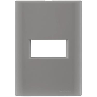 Imagem de Placa 1 Posto Horizontal Tramontina Giz Com Suporte Fendi 12 X 8,3 X 2
