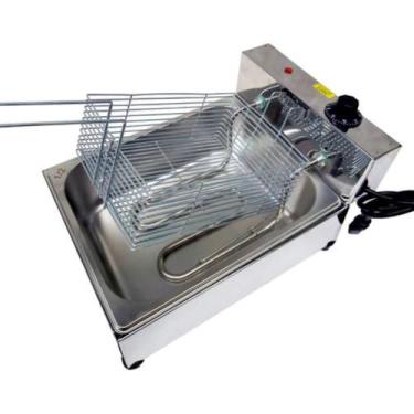 Imagem de Fritadeira Elétrica 5 Litros Profissional Termostato Inox 220V - Globa
