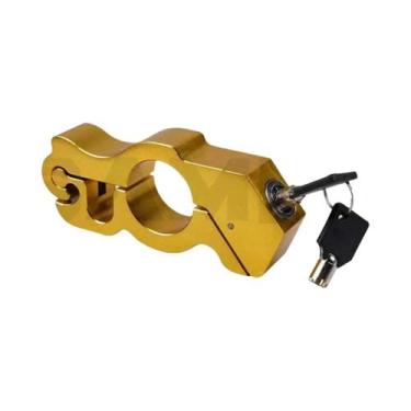 Imagem de Trava Universal De Guidão CNC Em Alumínio Para Motocicleta, Antifurto 