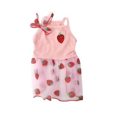Imagem de Vestido Saia Princesa Para Cães Pequenos, Roupa Fina E Fofa De Verão P