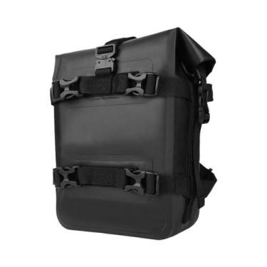 Imagem de Bolsa Lateral Impermeável 8L Para Moto Com Barra De Proteção Para BMW 