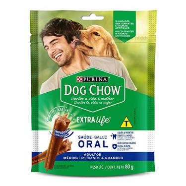 Imagem de Dog Chow Petisco Dog Chow Saúde Oral Cães Adultos Médios E Grandes 80G