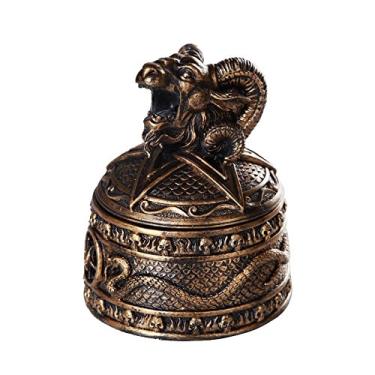 Imagem de Caixa de Incenso de Cone de Coagula com Solvente de Cabra Sabbática Chifre Baphomet