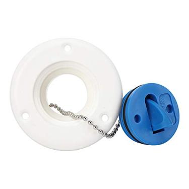 Imagem de Capa de enchimento de plástico, capa de escotilha de água, capa de enchimento de escotilha de água, ABS 105 g Motor Homes Barco para iate de conversão (branca)