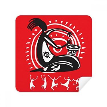 Imagem de Tamborim Mexican Dance Celebrate Mexico Glasses Cloth Screen Cleaner Suede Fabric 2 Pack