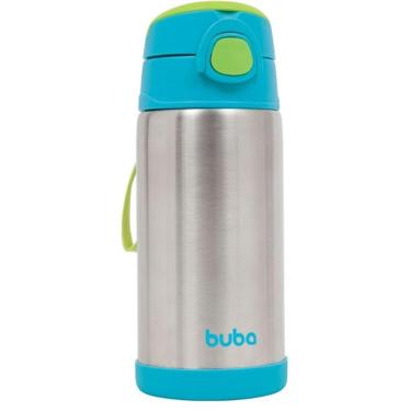 Imagem de Garrafa Térmica Parede Dupla 400ml Azul 