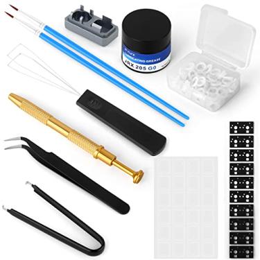 Imagem de RUNJRX Kit de lubrificante para teclado JRX 205G0 0,53oz/15g, teclado de interruptor para PCB, interruptor de filme para interruptor MX Kailh Gateron, ferramentas de teclado com extrator de tecla