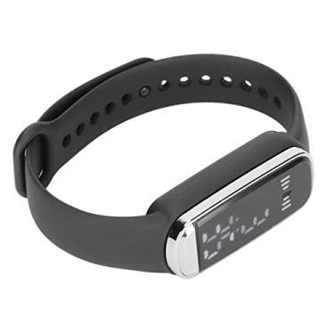 Imagem de Relógio digital, relógio de pulso esportivo com fivela oculta para trabalho masculino para uso diário feminino