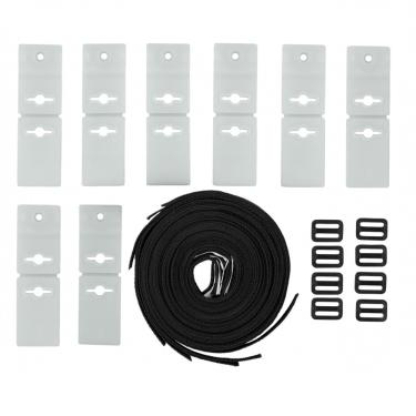 Imagem de Kit de fixação de rolo de cobertura solar para régua de piscina