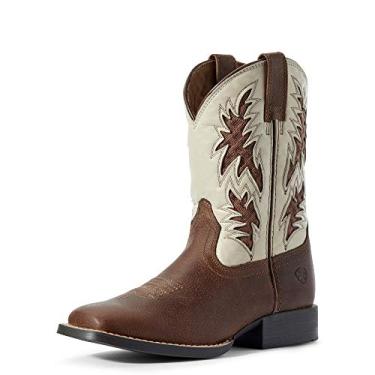 Imagem de ARIAT Kids Cowboy Venttek (Beb /Crian a pequena/Crian a grande), Cognac Candy/Cantle Cream, 5 Big Kid