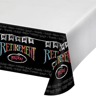 Imagem de Creative Converting Toalha de mesa de plástico, 137 cm x 259 cm, multicolorido