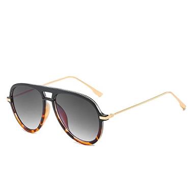 Imagem de Óculos de sol masculinos superdimensionados femininos tons de armação de metal design piloto óculos de sol masculinos condução óculos uv400, 2, china