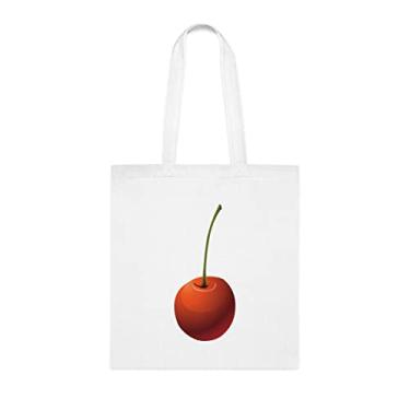 Imagem de Vector Cherry Tote Bag, Vector Cherry Gift, Vector Cherry Shoulder Bag, Vector Cherry Reutilizável, Cesta de Natal de Aniversário, Ideia de Presente Para Ela, Presente Para Ele, Sacola