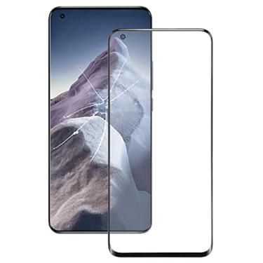 Imagem de HUANGYUNCHAO Acessórios telefônicos Lente de vidro externo da tela frontal para xiaomi mi 11 Ultra M2102K1G M2102K1C Substituição do telefone celular