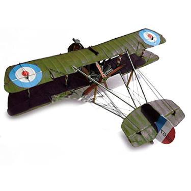 Imagem de TECKEEN 1/33 Scale British Airco DH.2 Single-seat Biplane Paper Fighter Military Model Diecast Plane Model for Collection