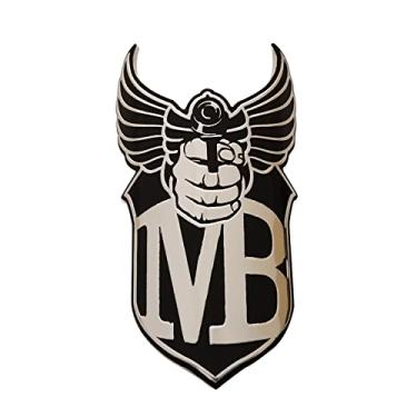 Imagem de Gepinke Adesivos para crachá de cabeça de mountain bike BMX adesivo dobrável para quadro de bicicleta (MBb)