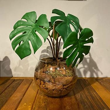 Imagem de Arranjo Centro de Mesa Mini Costela de Adão Artificial Completo