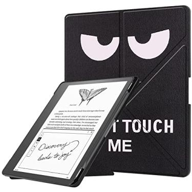 Imagem de Capa dobrável pintada com suporte para Kindle Scribe, capa de 10,2 polegadas com função automática de despertar e hibernar com bandeja de caneta