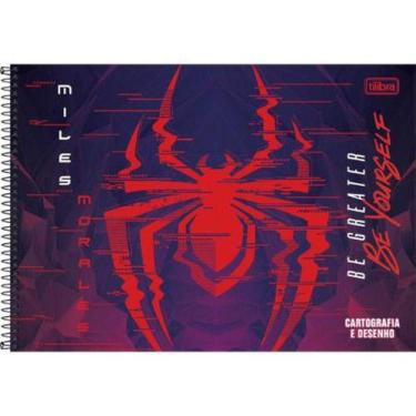 Imagem de Caderno Cartografia 80Folhas Spider Man 318124 Capa1-Tilibra