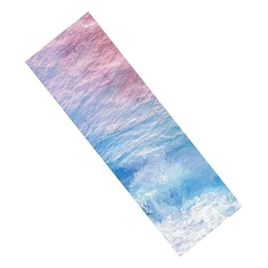 Imagem de Kokiya Longboard Grip Tape Cruiser Decal Guard Protector Sheets Papel Antiderrapante Adesivo Skate para Pedal Deck Skate Board, Mar