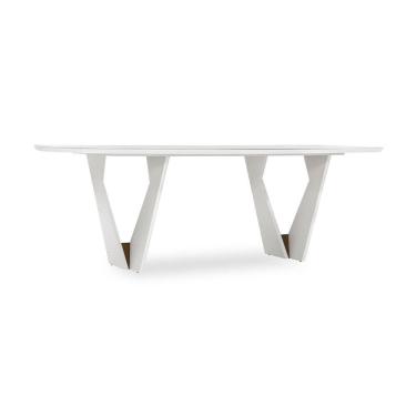 Imagem de Mesa de Jantar 170x110cm  Lavanda Herval Off White