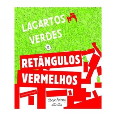 Imagem de Lagartos Verdes X Retangulos Vermelhos - Rovelle