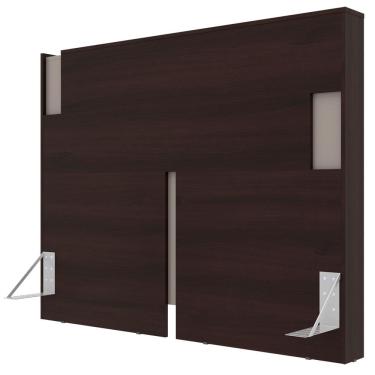 Imagem de Cabeceira para Cama Box Casal e Queen Bartira Diplomata com Revestimento em Finish Foil