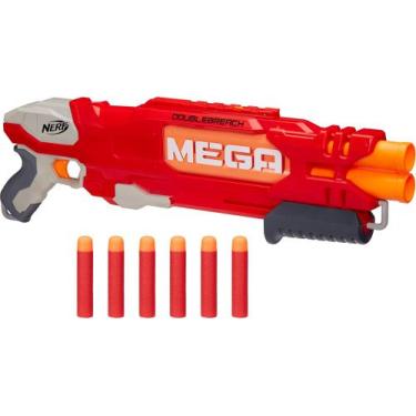 Lança Dardo Nerf Nstrike Mega Hotshock Nerf Vermelho/cinza/laranja