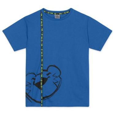 Imagem de Tigor Camiseta Manga Curta Estampada Azul - Tigor T. Tigre