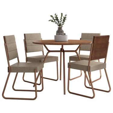 Imagem de Conjunto Sala de Jantar 4 Cadeiras San Francisco Carraro