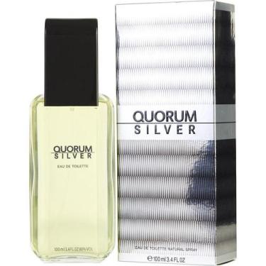 Imagem de Perfume Masculino Quorum Silver Antonio Puig Eau De Toilette Spray 100