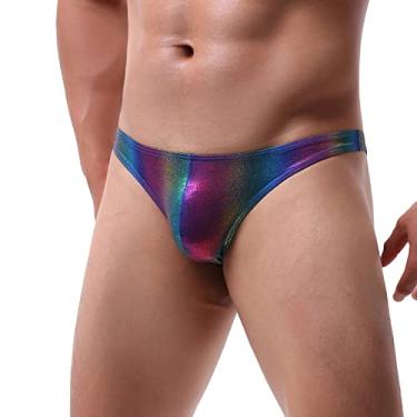 Imagem de Cueca boxer cintura arco-íris cuecas baixas sexy cuecas masculinas casuais respiráveis roupa íntima masculina roupa íntima masculina, Multicolorido, M