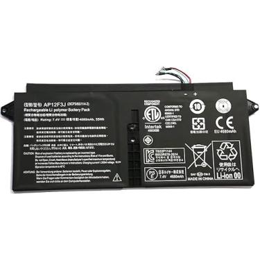 Imagem de Bateria do notebook 7.4V 35Wh 4680mAh AP12F3J Replacement Laptop Battery for Acer Aspire 13.3 inch S7-391 Ultrabook Series 2ICP3/65/114-2