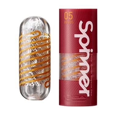 Imagem de TENGA Masturbador masculino SPN-005 com miçangas reutilizável em movimento espiral