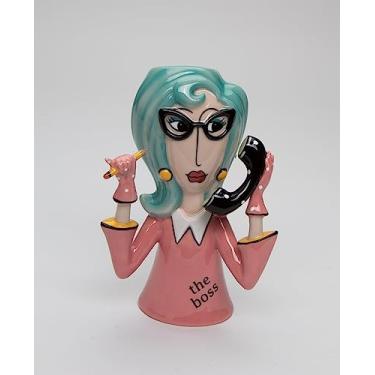 Imagem de Cosmos Gifts 61872 Dollymama Boss Lady Vaso, Rosa